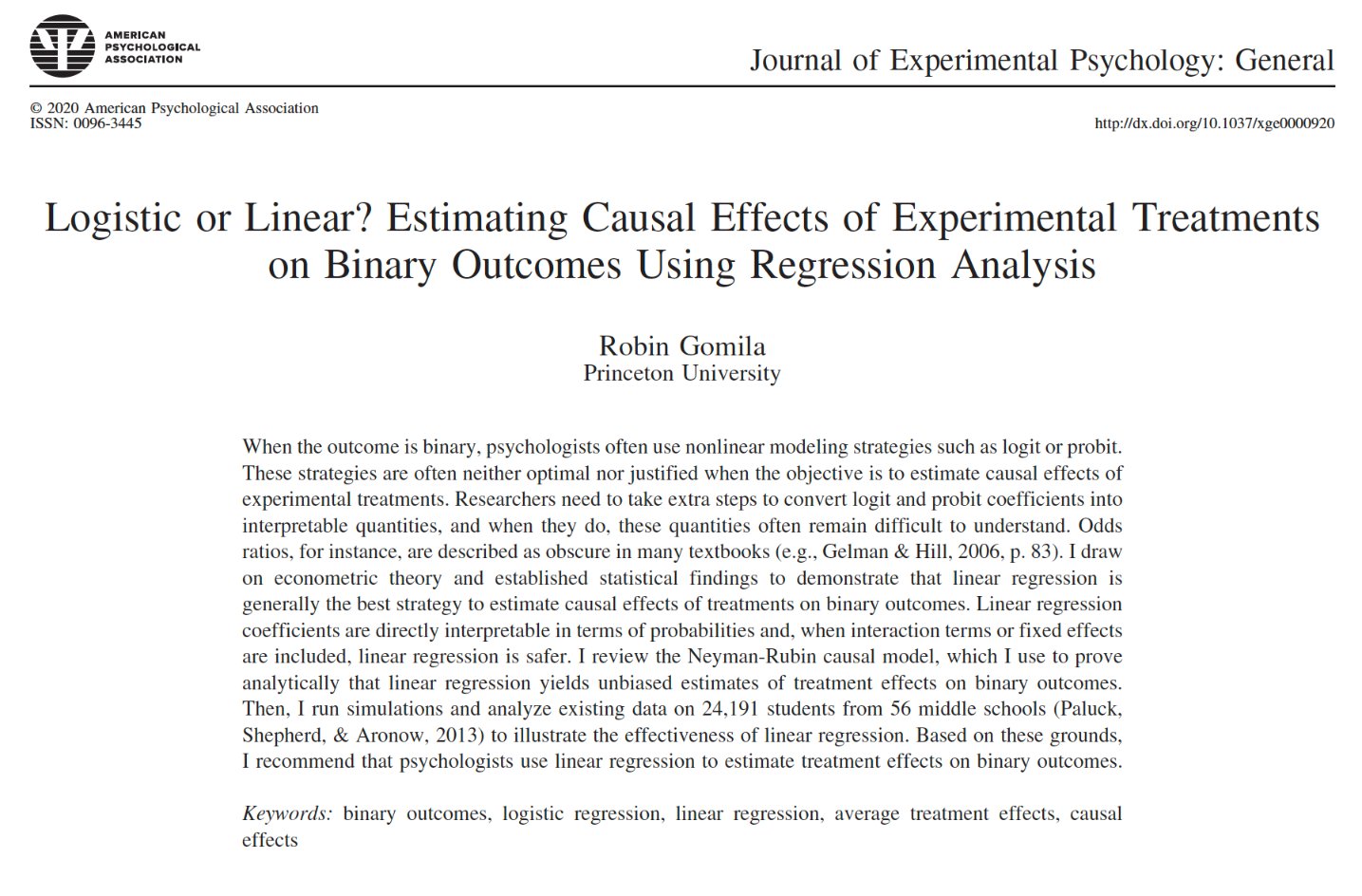 Journal Club: Gomila (2020)